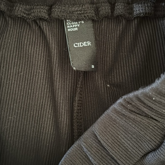 Cider | Black Palazzo Pants | Elastic Waistband | Pull On | size S - Picture 3 of 4